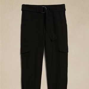 Slim Refined Stretch Cargo Pant Black